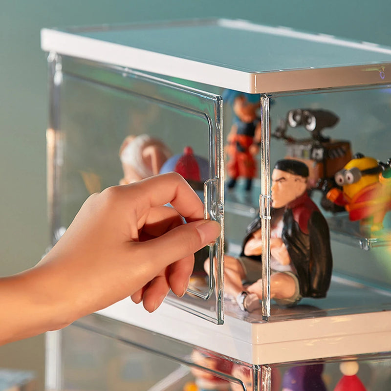 Master of Music Blind Box Display Rack | Transparent Acrylic Display Cabinet with Bubble Mat for Dolls curiosity.collections