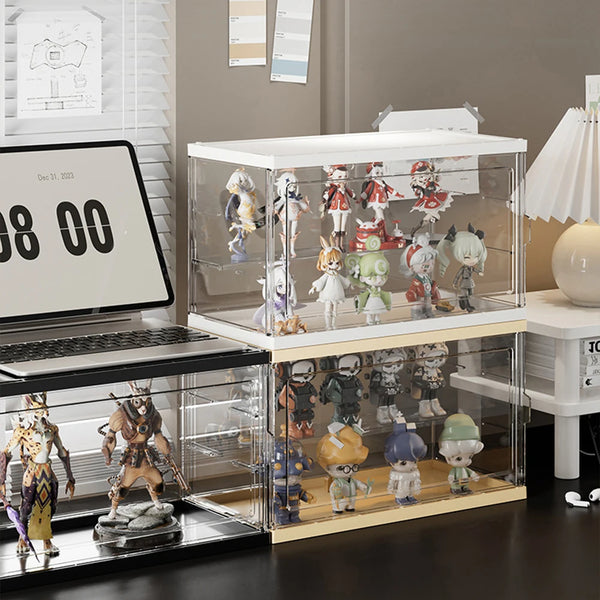 Master of Music Blind Box Display Rack | Transparent Acrylic Display Cabinet with Bubble Mat for Dolls curiosity.collections