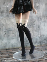 1/3 1/4 BJD Doll Retro Black Cat & Rabbit Over Knee Socks - Cute Print Doll Accessories curiosity.collections