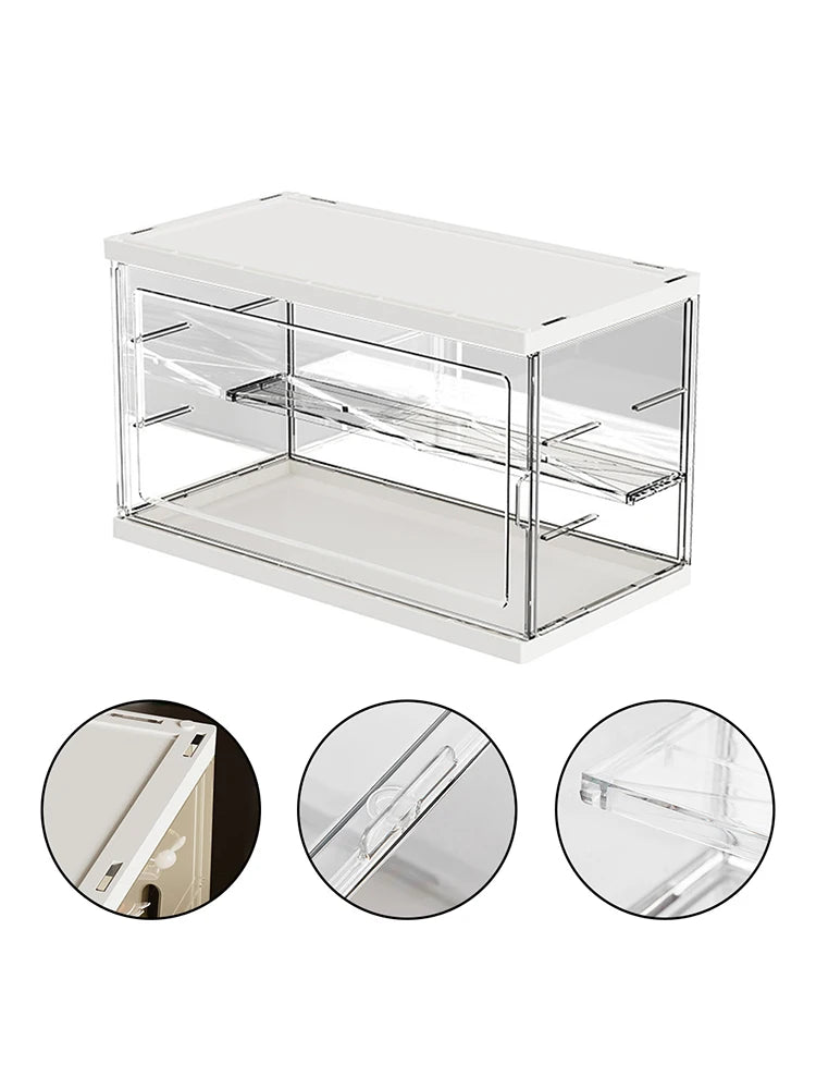 Master of Music Blind Box Display Rack | Transparent Acrylic Display Cabinet with Bubble Mat for Dolls curiosity.collections