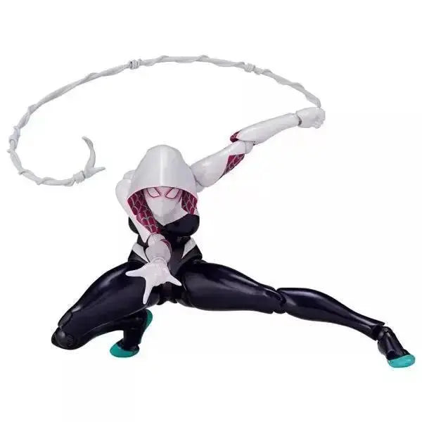 SHF 16cm Anime Girl Figure | Lady Spider-Gwen | Spider-Man Into the Spider-Verse | BJD Model Kids Toys curiosity.collections