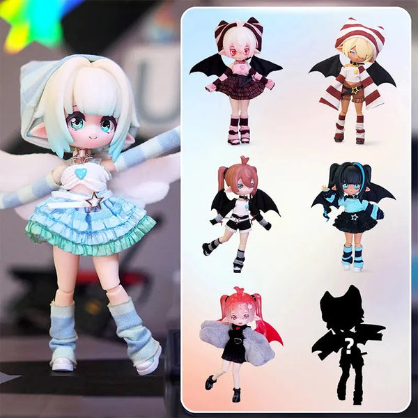 Ufdoll Doremi Band Series Blind Box 1/12 BJD Movable Joints Anime Figure Doll | Change Clothes Toys | Surprise Gift | Mystery Box curiosity.collections