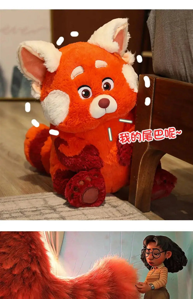 Disney Turning Red Plush Toy – Kawaii Panda Pillow & Stuffed Bear Doll, Soft Toy for Kids (12-70cm) curiosity.collections