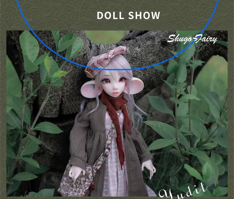 1/4 Shuga Fairy Yudit BJD Doll - Autumn Style with Big Ears & Eyes - Full Set curiosity.collections