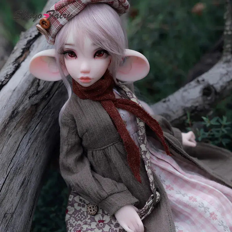 1/4 Shuga Fairy Yudit BJD Doll - Autumn Style with Big Ears & Eyes - Full Set curiosity.collections