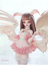 BJD Doll 1/4 Pegasus Series Ardour Style | Big Eyes, Movable Resin Toy with Colorful Wings, Angel Face Doll curiosity.collections