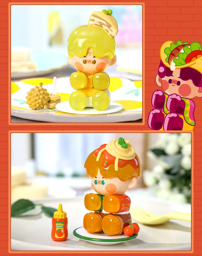 POP MART PINO JELLY Delicious World Series Blind Box - 8.8cm Anime Figures for Collectors curiosity.collections