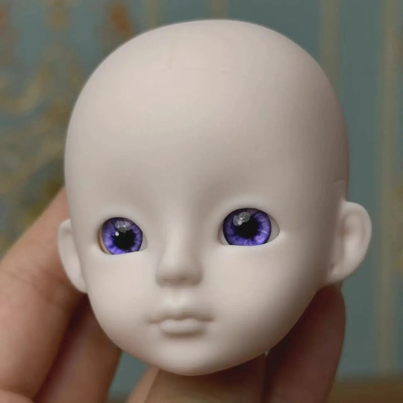 New Cute 30cm Doll Head 1/6 BJD Doll DIY Practice Makeup Whole Doll | Toy Gift for Children and Girls | Open Head Can Change Eyes curiosity.collections