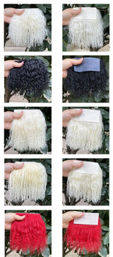 Wholesale Sheepskin Wool Mongolia Fur Fabric | Curly Hair for Toys & Dolls | Hair Extensions & Wigs for BJD, SD, Blyth Dolls curiosity.collections