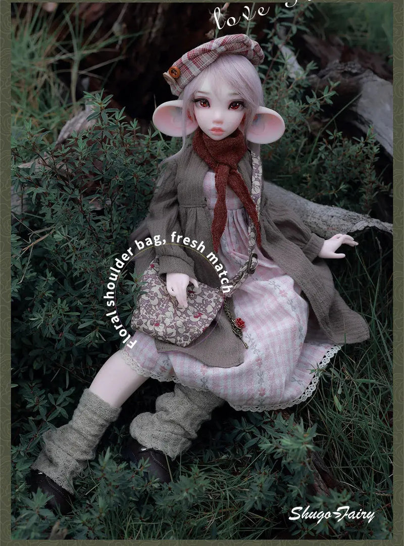 1/4 Shuga Fairy Yudit BJD Doll - Autumn Style with Big Ears & Eyes - Full Set curiosity.collections