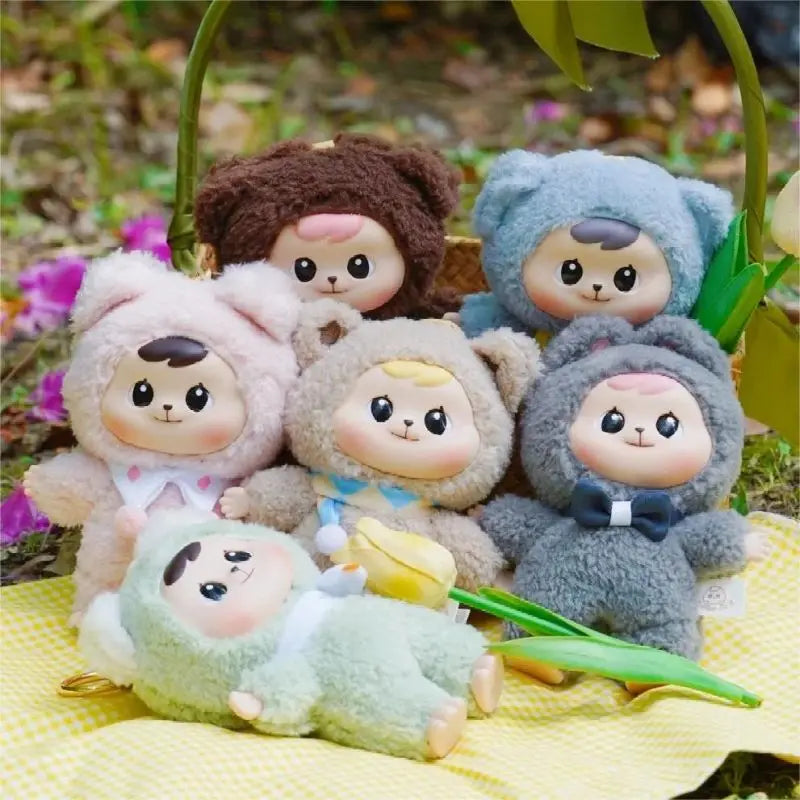 Bao-Ao Cuddle Series Vinyl Blind Box | Adorable Plush Toys in Animal Outfits, Surprise Collectibles for Kids and Desk Deco curiosity.collections