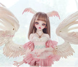 BJD Doll 1/4 Pegasus Series Ardour Style | Big Eyes, Movable Resin Toy with Colorful Wings, Angel Face Doll curiosity.collections