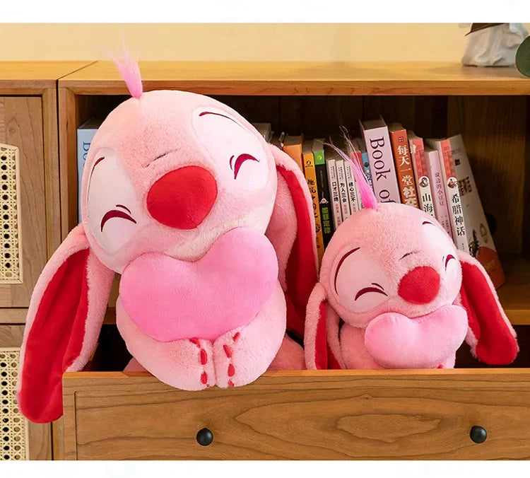 Disney Kawaii Lilo and Stitch Plush Toy | Pink Cherry Blossom Anime Stuffed Plushie, Soft Gift for Kids curiosity.collections