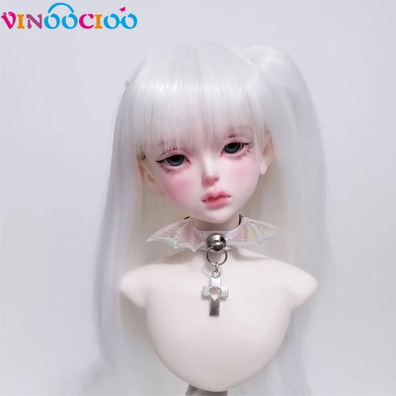 Devil Wing Choker Necklace for BJD Dolls (1/6, 1/4, 1/3 Scale) - Leather Leadrope Accessories curiosity.collections