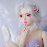 Shuga Fairy BJD Qing 1/3 | Resin SD Doll | 61.5cm Fairyland Doll | Purple Color Gauze Skirt Fullset | Collectible Fashion Doll curiosity.collections