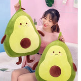 Comfortable Kawaii Avocado Soft Pillow Plush Toy – Cute Cartoon Fruit Doll for Girls & Kids curiosity.collections