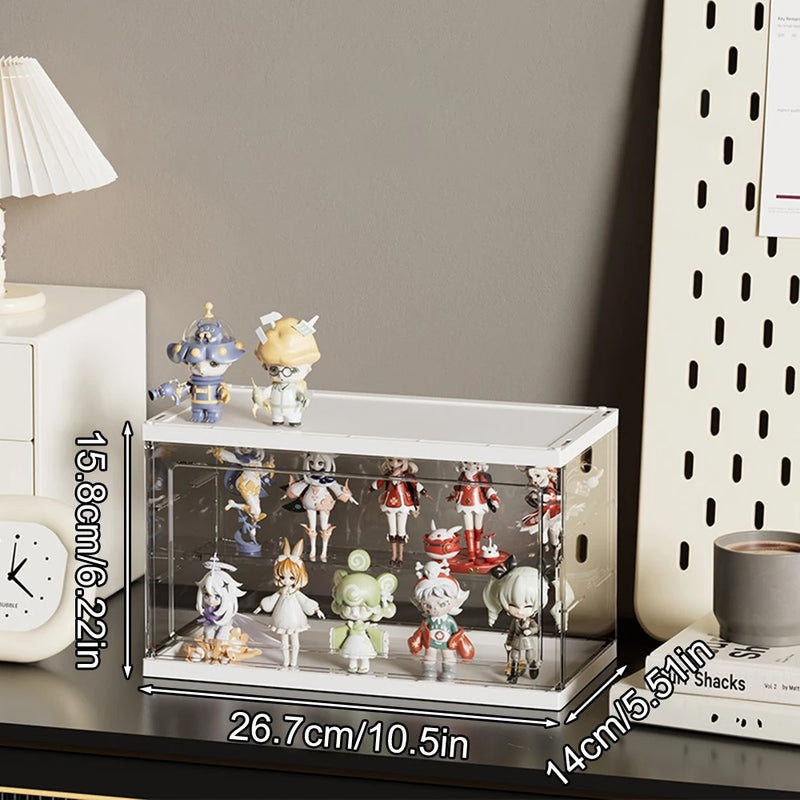 Master of Music Blind Box Display Rack | Transparent Acrylic Display Cabinet with Bubble Mat for Dolls curiosity.collections