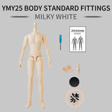 New YMY23/25 Male Body Joint Doll DIY | 22cm/23.5cm Body for Blyth, GSC Head, 0B22, 0B23, 0B24 BJD Doll Accessories curiosity.collections