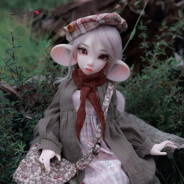 1/4 Shuga Fairy Yudit BJD Doll - Autumn Style with Big Ears & Eyes - Full Set curiosity.collections