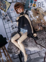 Cool Chiffon Top for BJD Dolls - 1/4 MSD & 1/3 SD16 Customized Clothing | Stylish Doll Fashion curiosity.collections