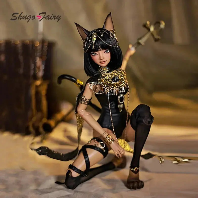 ShugaFairy Bast 1/4 BJD Doll - Ancient Egypt Cat Guard - curiosity.collections